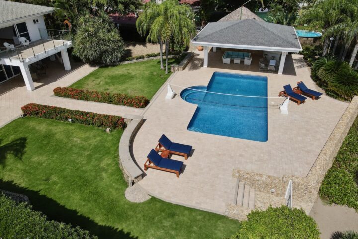 Aerial Photo of Pool & Gazebo