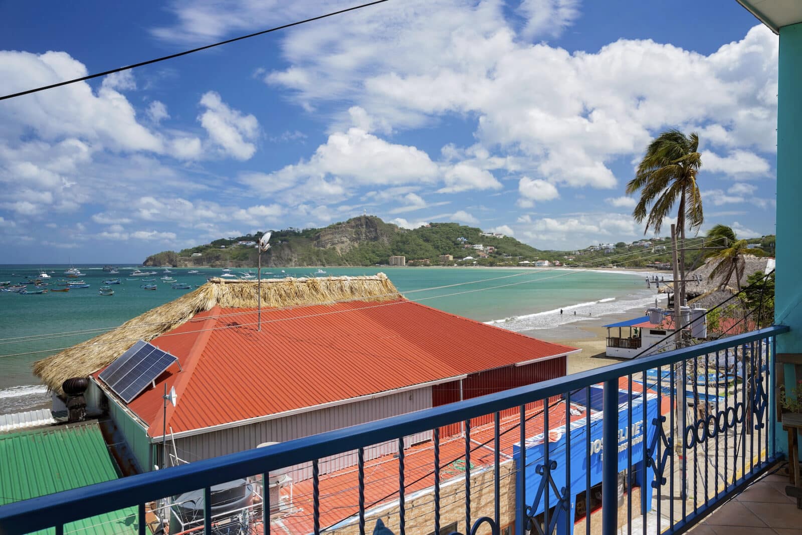 Balcony View of San Juan Del Sur Bay.