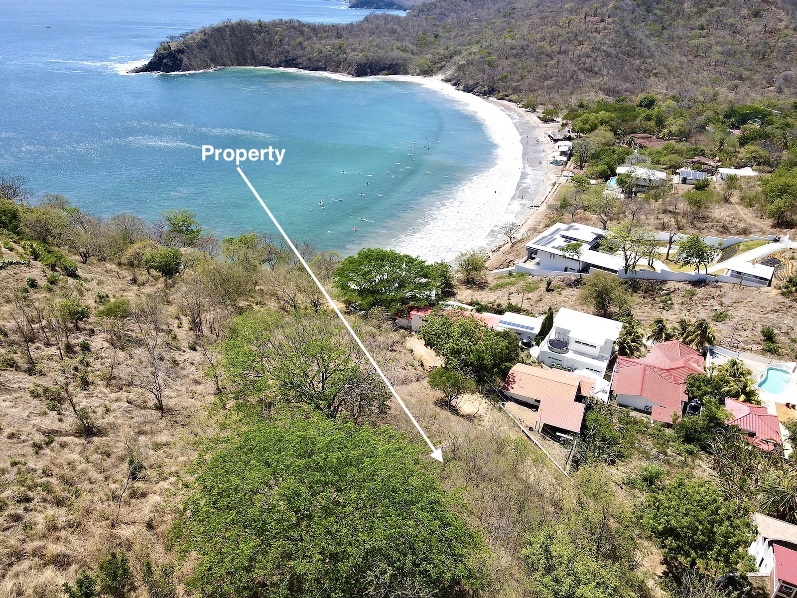 Aerial View of Playa Remanso