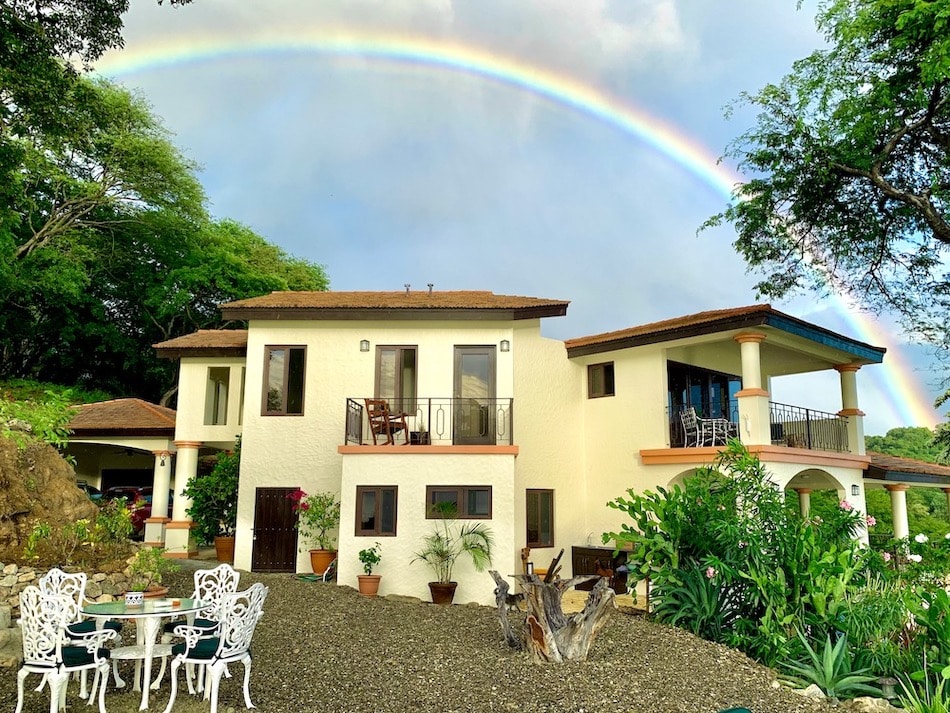 Rainbow over casa ensueño