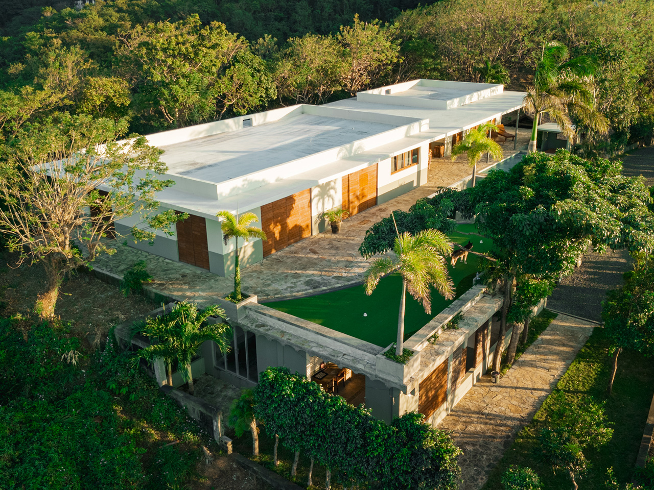 Aerial house photo