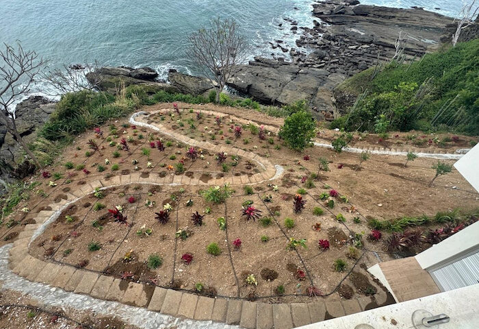 Garden and oceanview